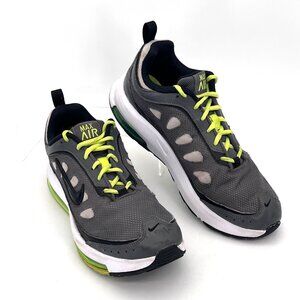 Nike Air Max Running Shoes Mens Size 8.5 Gray & Neon Green Jogging Workout